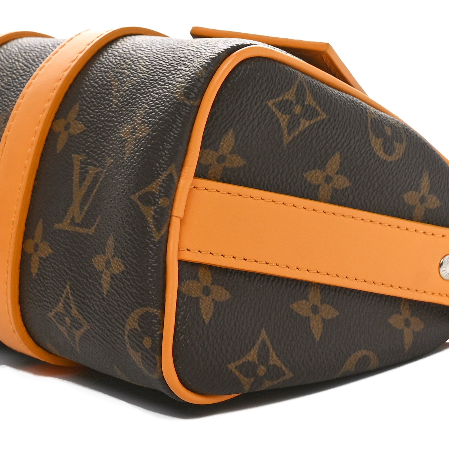 Louis Vuitton Monogram Macassar LV Colormania Keepall Bandouliere 25 Safran Yellow 9 of 9