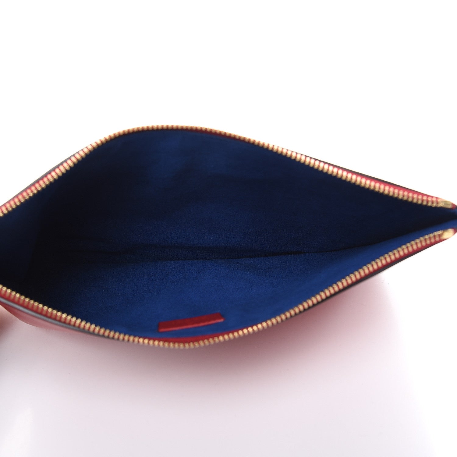 Gucci GG Supreme Monogram Mystic Cat Large Zip Pouch Red 5 of 10