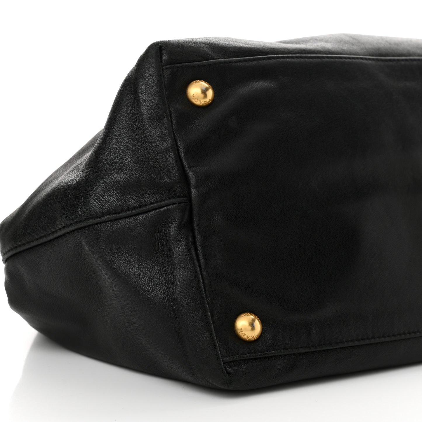 Nappa Fiocco Bow Tote Black