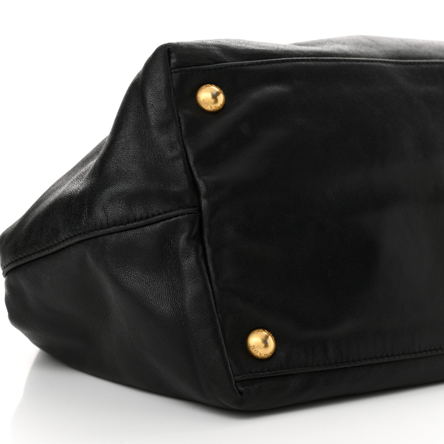 Prada Nappa Fiocco Bow Tote Black 8 of 15