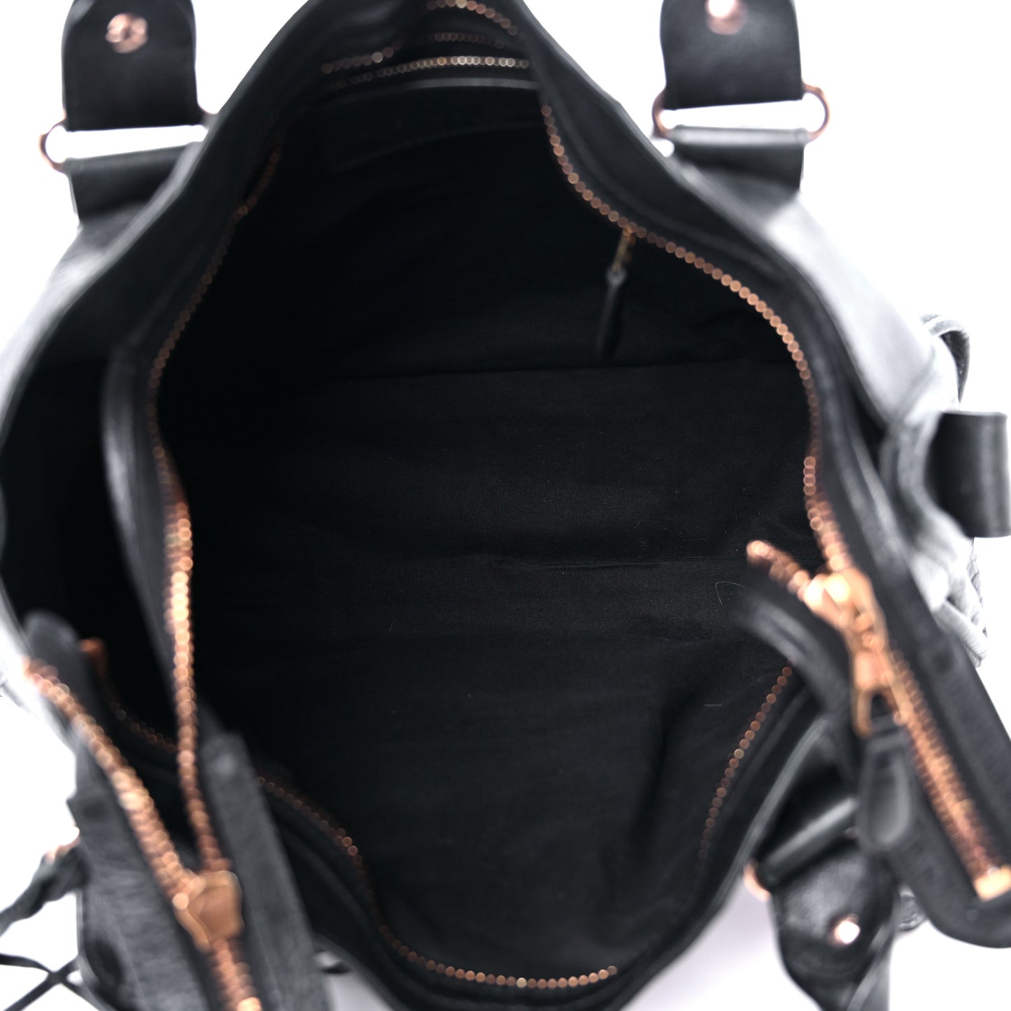 Agneau Giant 21 Rose Gold Hardware City Black