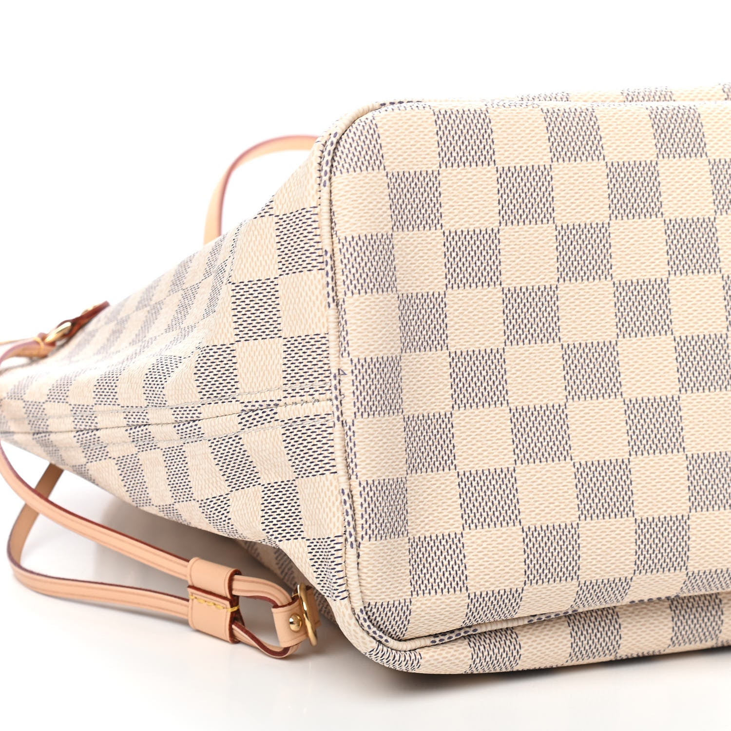 Louis Vuitton Damier Azur Neo Neverfull MM Rose Ballerine 10 of 11