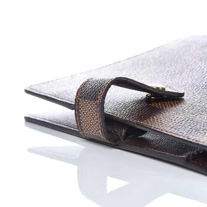 Louis Vuitton Damier Ebene Medium Ring Agenda Cover 9 of 12