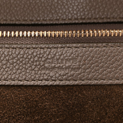Celine Soft Grained Calfskin Small Belt Cabas Phantom Taupe 6 of 10