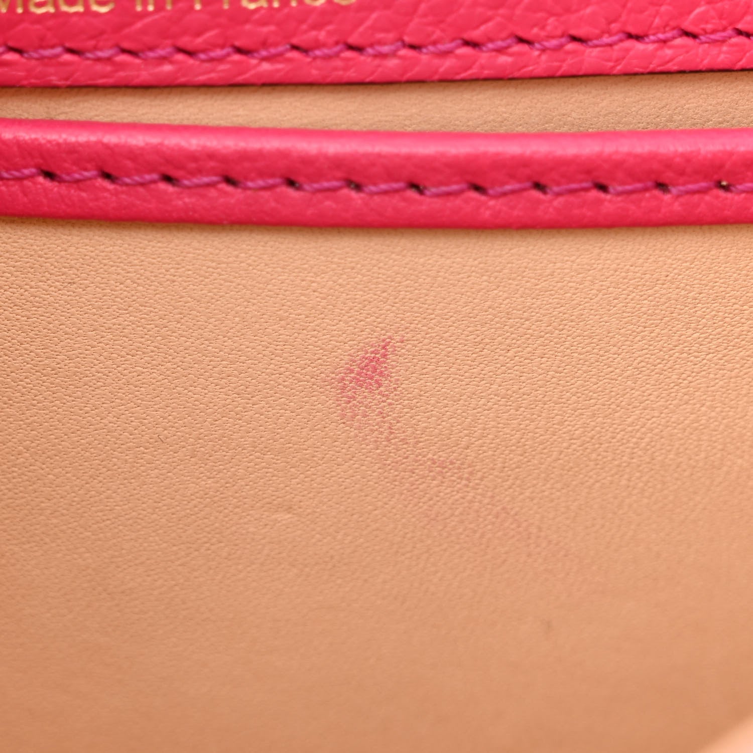 Delvaux Grained Calfskin Mini Brillant Satchel Rose Indien 12 of 12