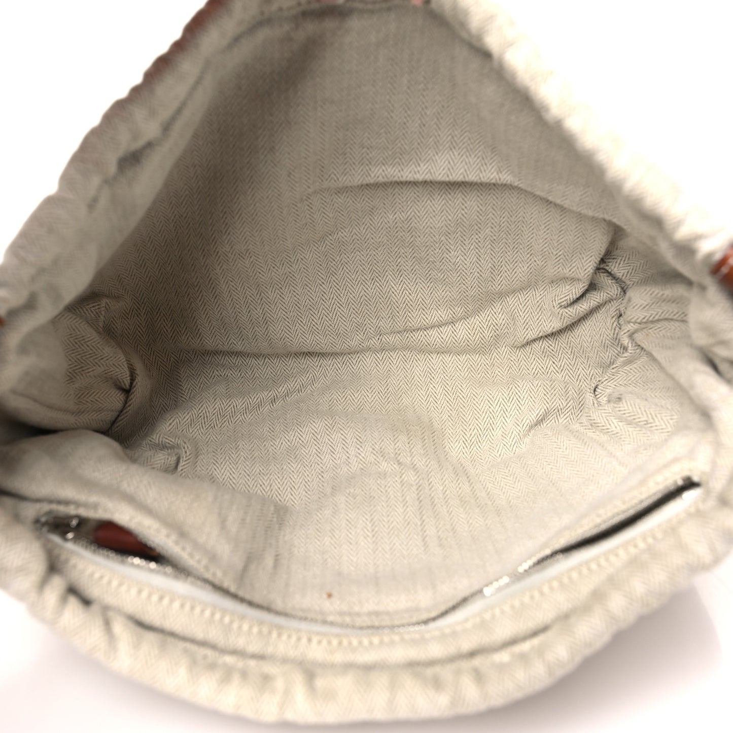 Canvas Barenia Fourbi 25 MM Pouch Naturel Fauve