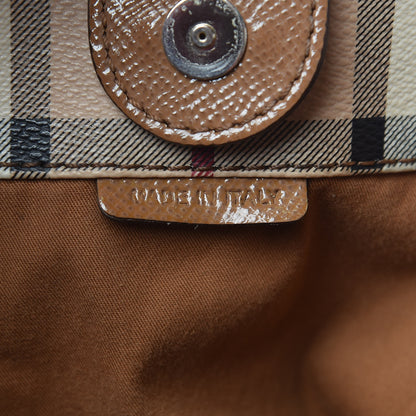 Burberry Haymarket Check Small Canterbury Tote Brown 8 of 13