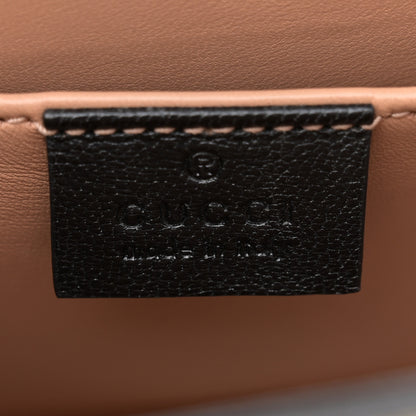 Gucci GG Supreme Monogram Goatskin Pearl Mini Fox Broche Bamboo Top Handle Bag Beige Ebony Black Hibiscus Red Mystic White 6 of 13