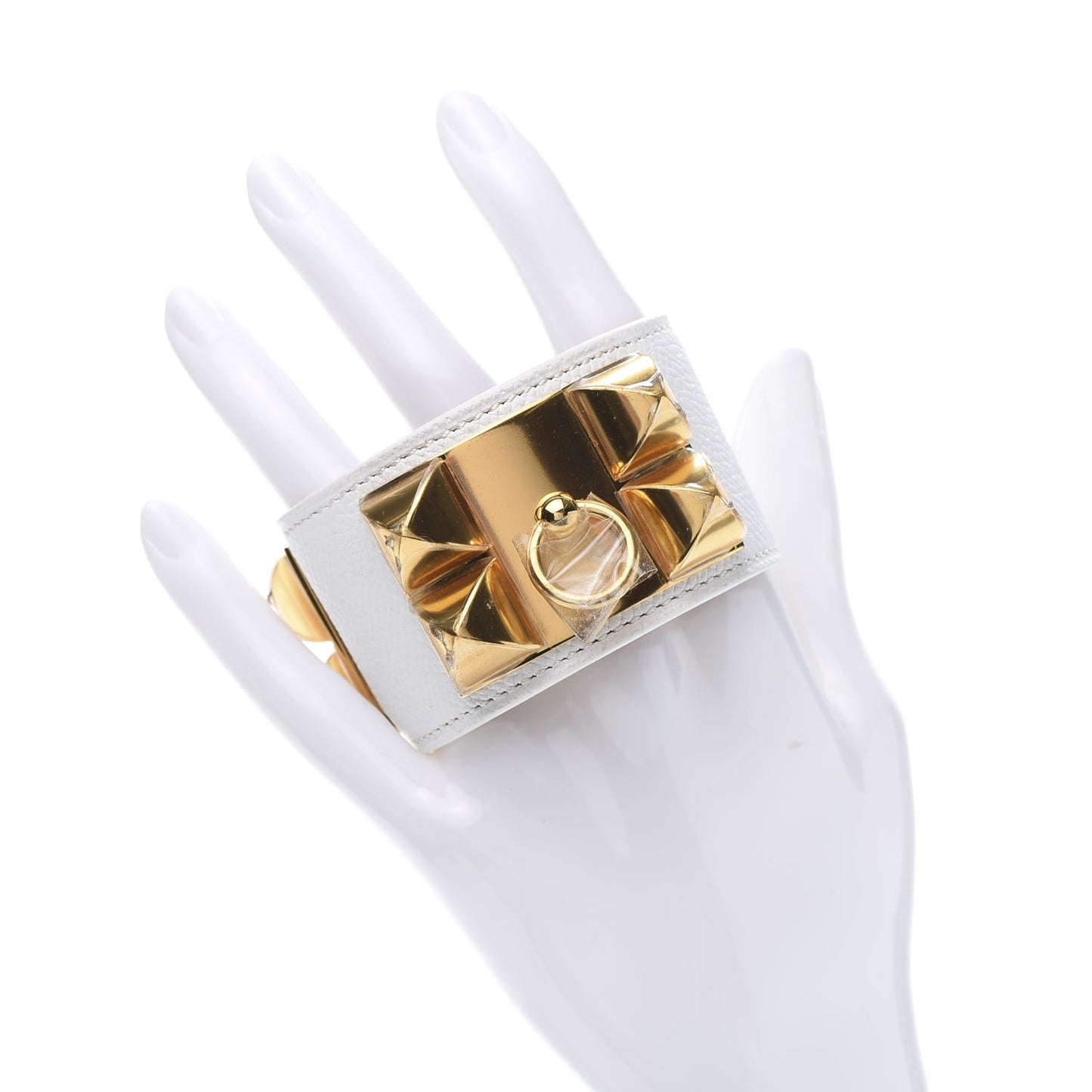 Epsom Collier de Chien CDC Bracelet S White