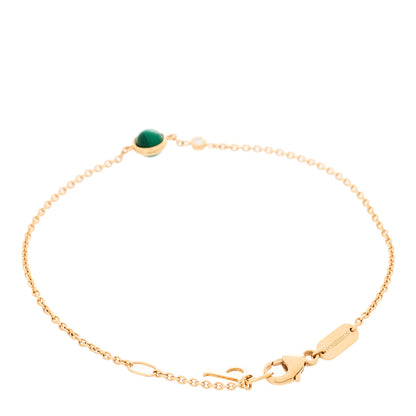 Piaget 18K Rose Gold Malachite Diamond Possession Bracelet 2 of 3