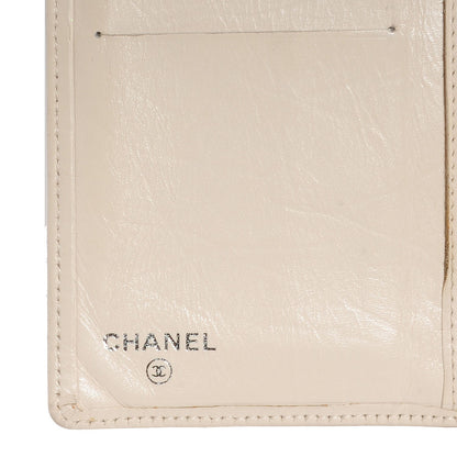 Chanel Calfskin Quilted Cambon Yen Wallet Beige 5 of 7