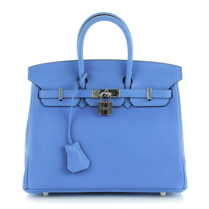 Hermes Swift Birkin 25 Bleu Paradis 1 of 24