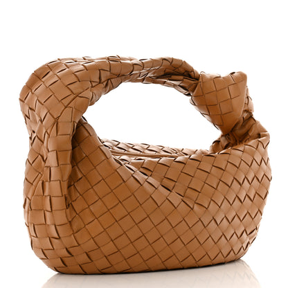 Bottega Veneta Nappa Intrecciato Teen Jodie Hobo Caramel 3 of 15