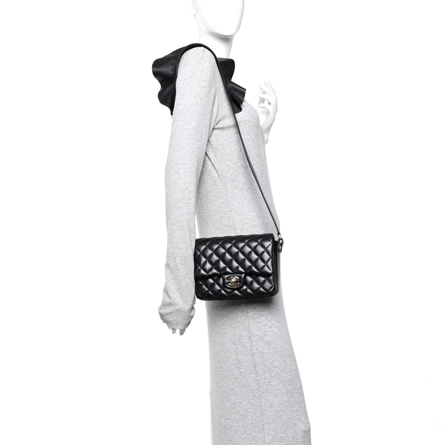 Chanel Calfskin Quilted Bolero De Chanel Flap Bag Black 2 of 10