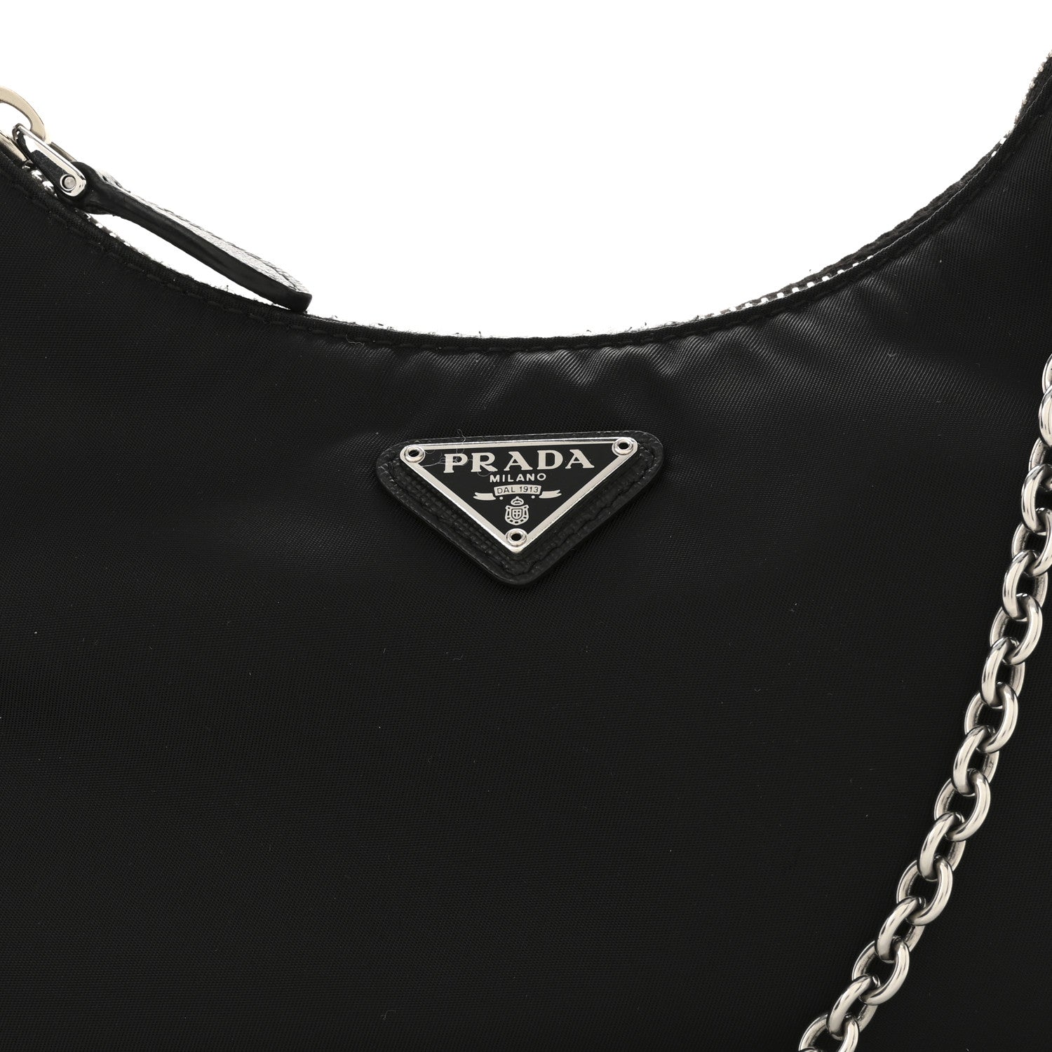 Prada Nylon Re-Edition 2005 Shoulder Bag Black 8 of 12