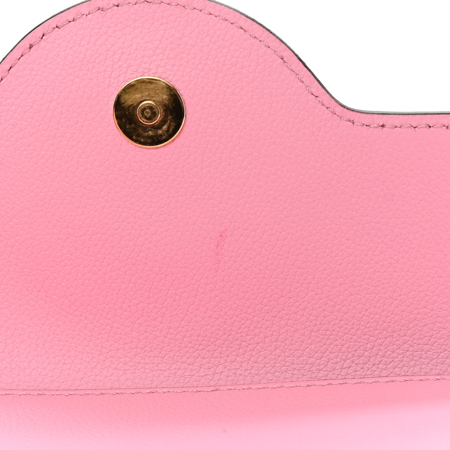 Grained Calfskin Medusa Camera Bag Pink