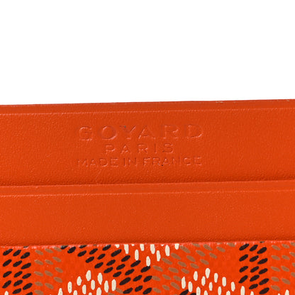 Goyard Goyardine Saint Sulpice Card Holder Orange 6 of 6