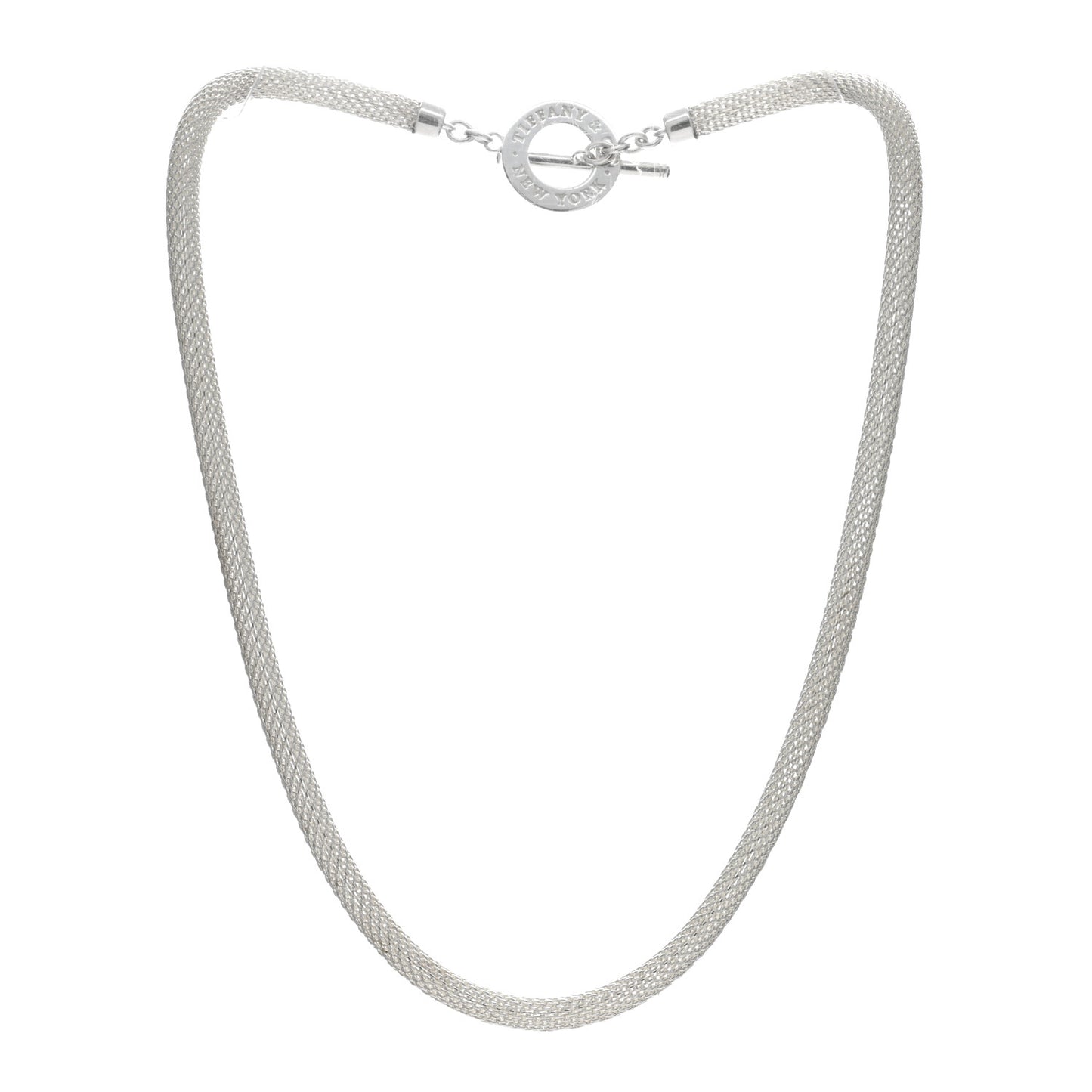 Sterling Silver Somerset Mesh Toggle Necklace