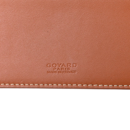 Goyard Goyardine Richelieu Wallet Black Gold 6 of 13