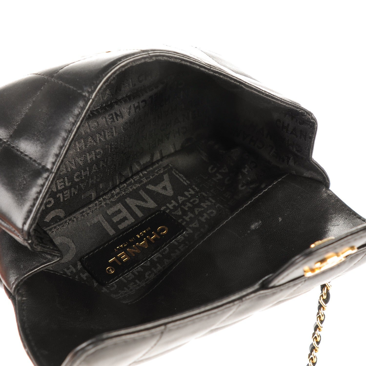 Chanel Lambskin Quilted Mini Chocolate Bar Flap Black 6 of 8