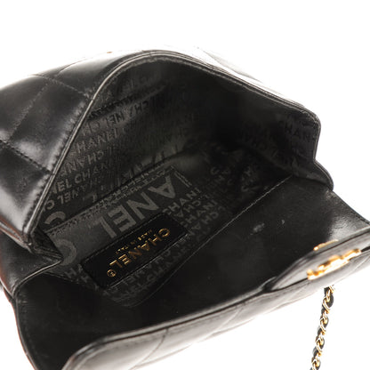 Chanel Lambskin Quilted Mini Chocolate Bar Flap Black 6 of 8