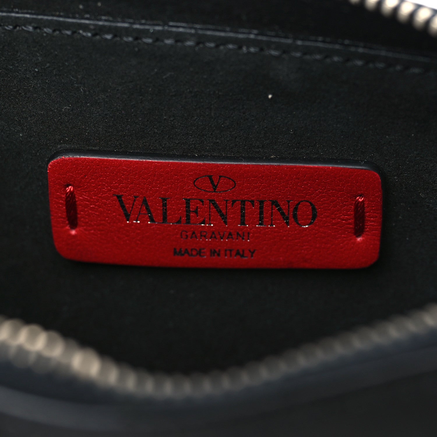 Valentino Garavani Calfskin VLTN Print Small Crossbody Bag Black 5 of 5