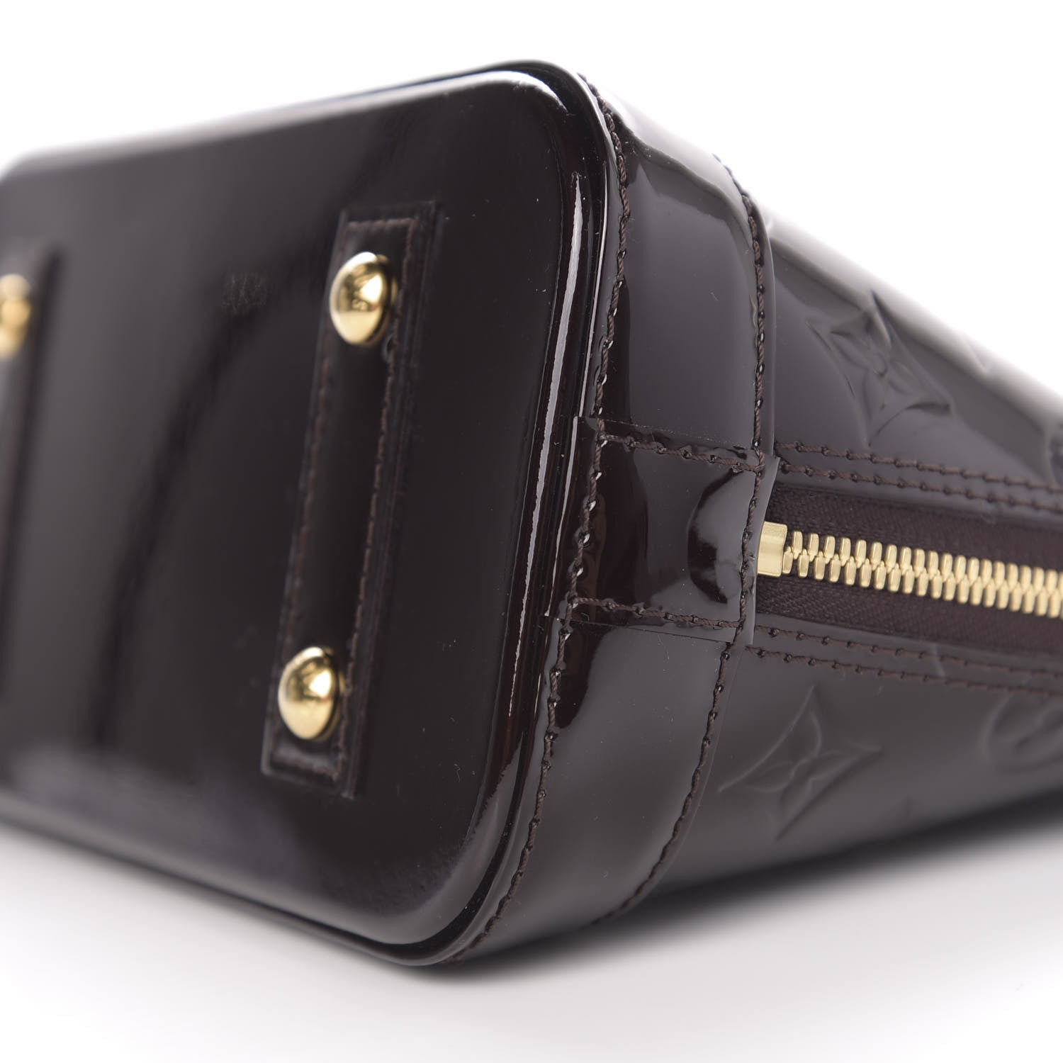 Louis Vuitton Vernis Alma BB Amarante 8 of 10
