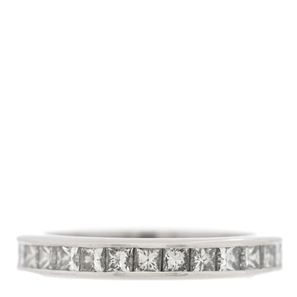 Harry Winston Platinum Diamond Channel Set Princess Wedding Band Ring 46 3.75 1 of 5