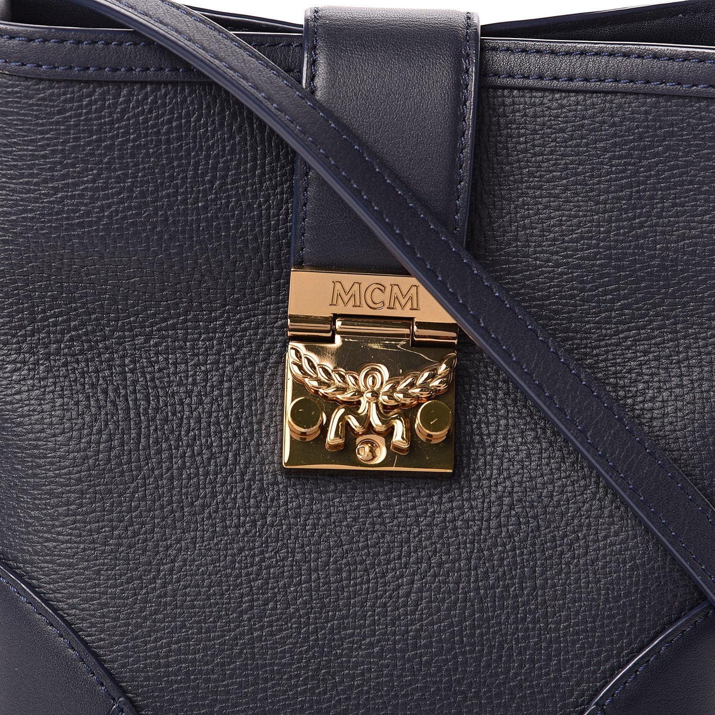 Calfskin Mini Claudia Crossbody Bag True Navy