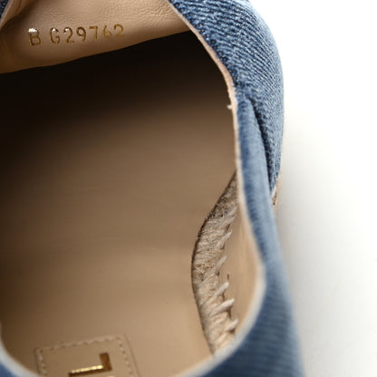 Chanel Denim CC Espadrilles 41 Blue Black 10 of 11