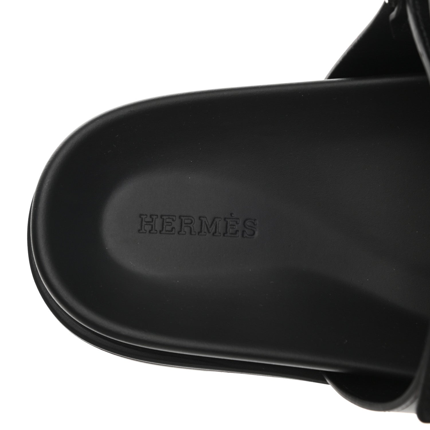 Hermes Calfskin Mens Chypre Sandals 43 Black 7 of 10