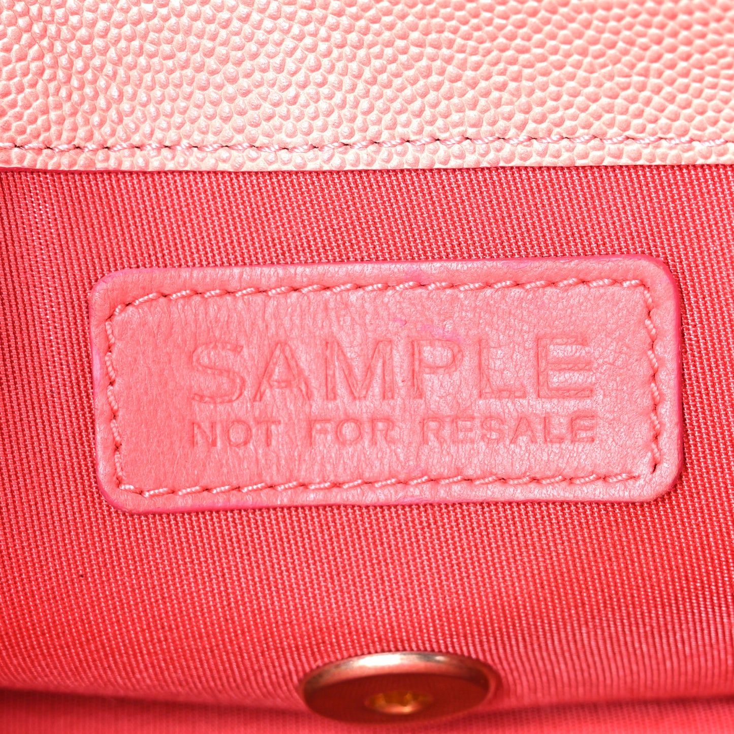 Caviar Quilted Small Sunset On The Sea Flap Coral