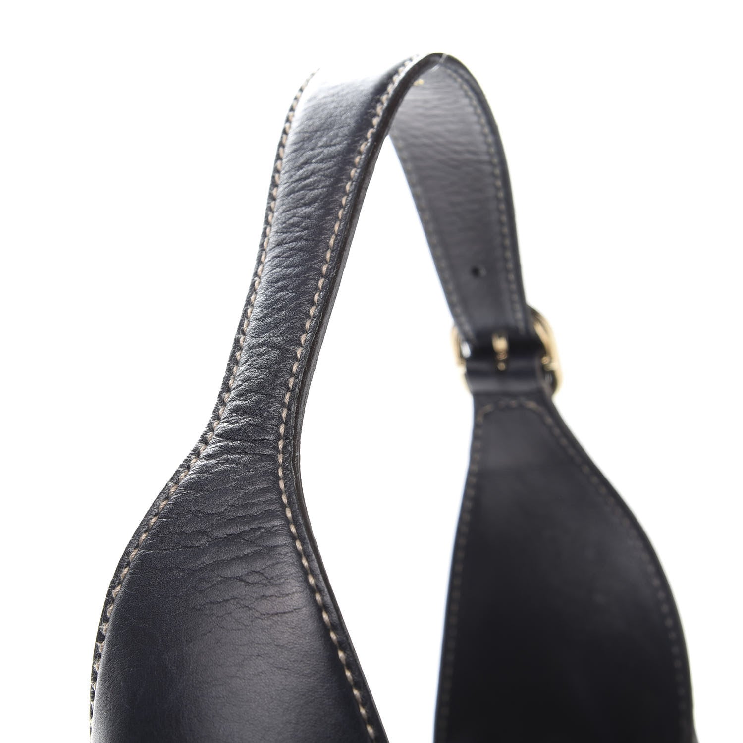 Gucci Canvas Boot Print Medium Jackie Hobo Navy 10 of 13