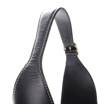 Gucci Canvas Boot Print Medium Jackie Hobo Navy 10 of 13