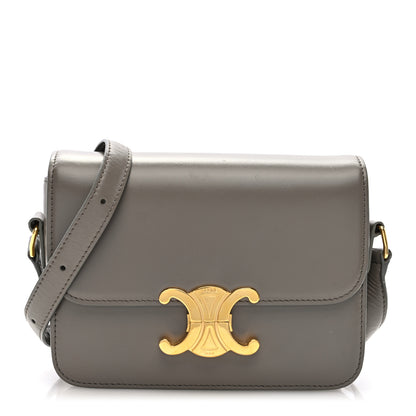 Celine Shiny Calfskin Teen Triomphe Pebble 1 of 13