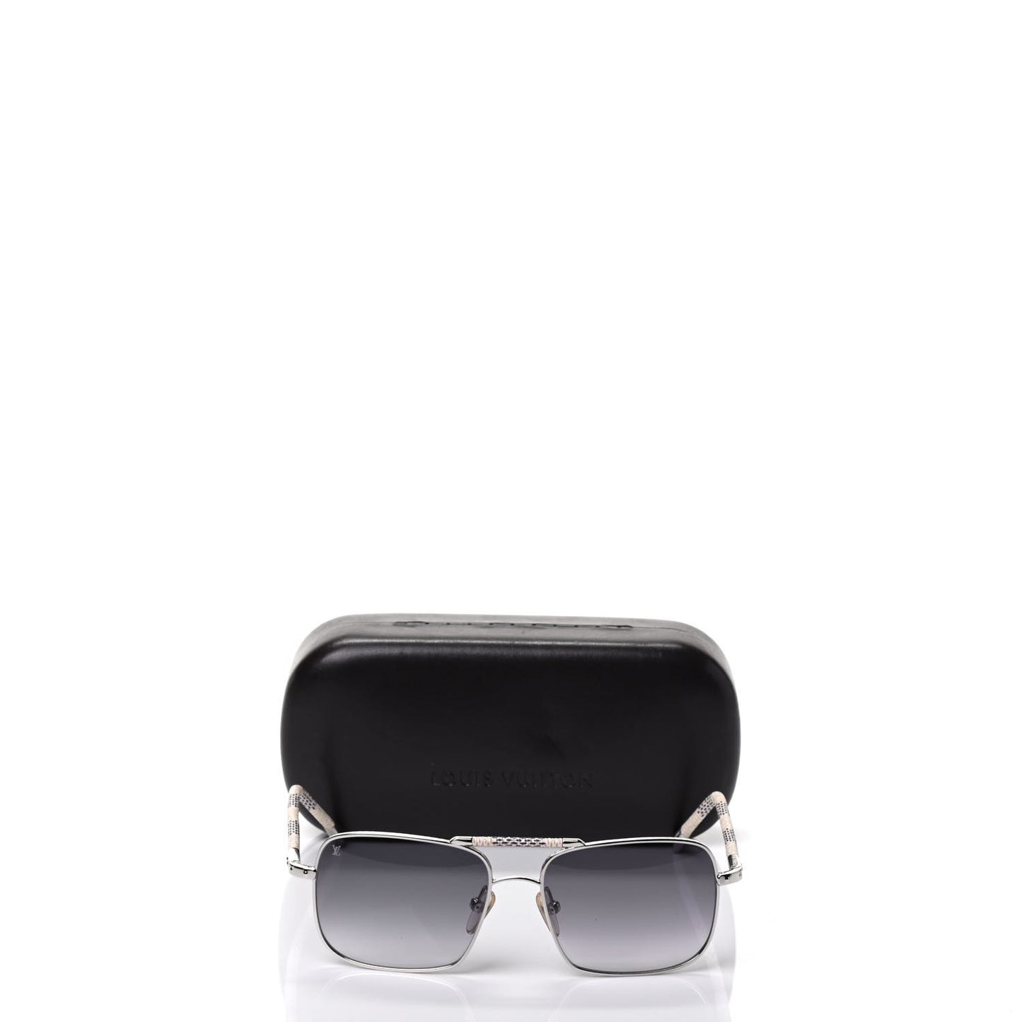 Damier Azur Conspiration Pilote Aviator Sunglasses Z0297U