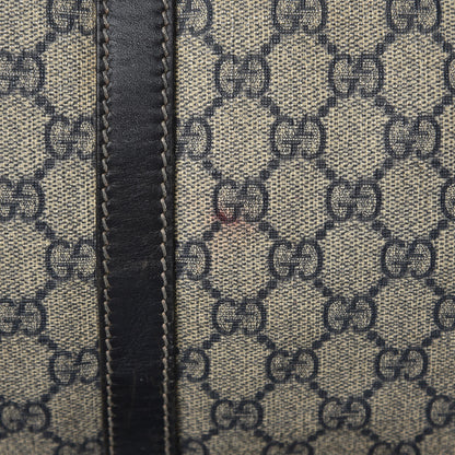 Gucci GG Plus Monogram Large Carry On Duffle Bag Navy 21 of 25