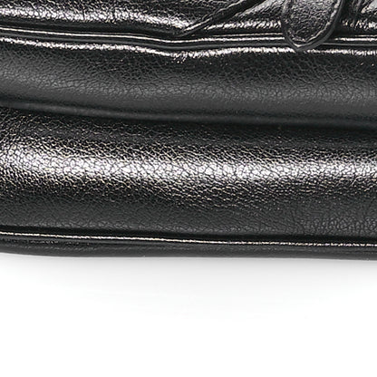 Christian Dior Shiny Goatskin Saddle Bag Black 10 of 10