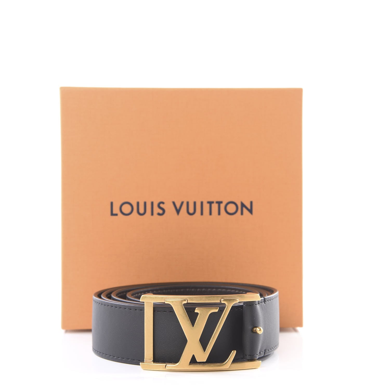 Louis Vuitton Calfskin LV Montana 110 44 Belt Black 5 of 5
