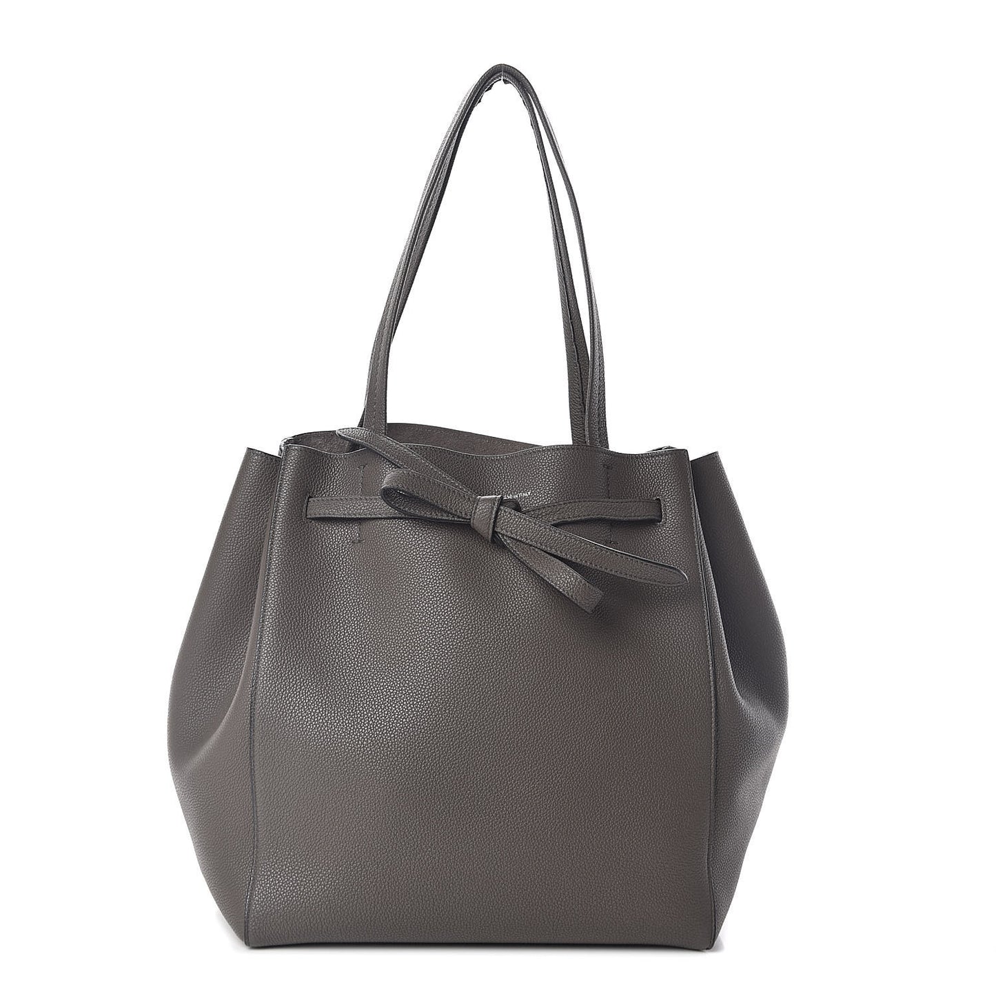 Soft Grained Calfskin Small Belt Cabas Phantom Taupe