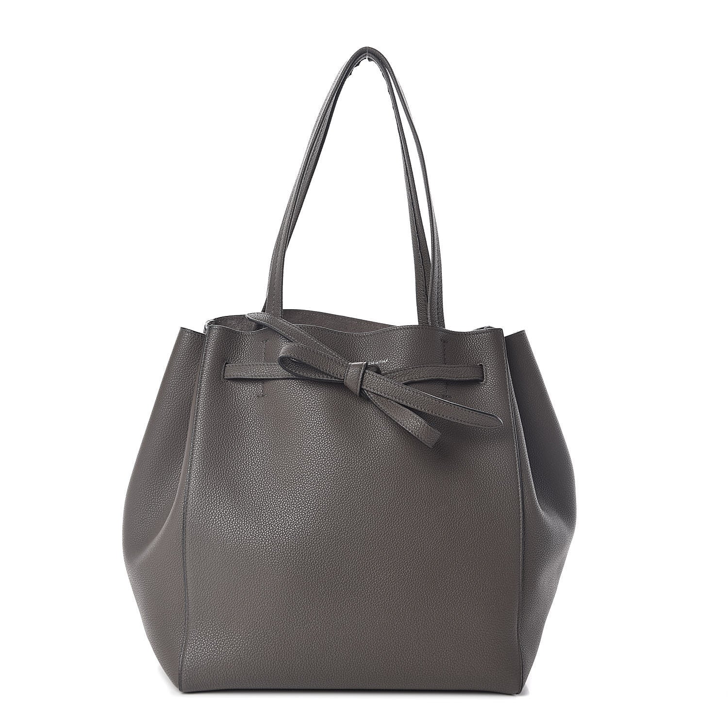 Celine Soft Grained Calfskin Small Belt Cabas Phantom Taupe 1 of 9