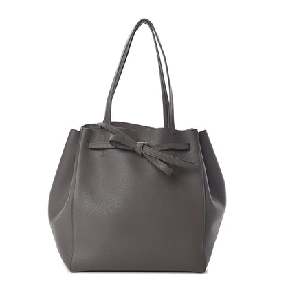 Celine Soft Grained Calfskin Small Belt Cabas Phantom Taupe 1 of 9