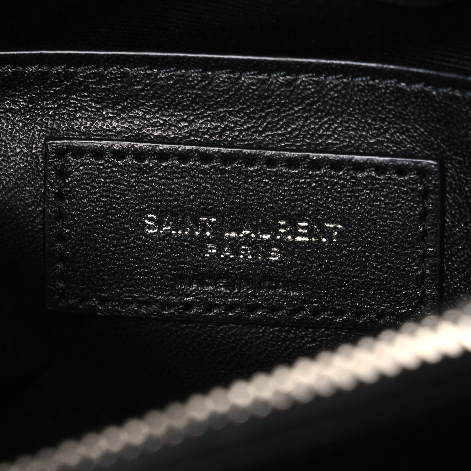 Saint Laurent Calfskin Y Quilted Monogram Small Loulou Chain Satchel Black Black 6 of 11