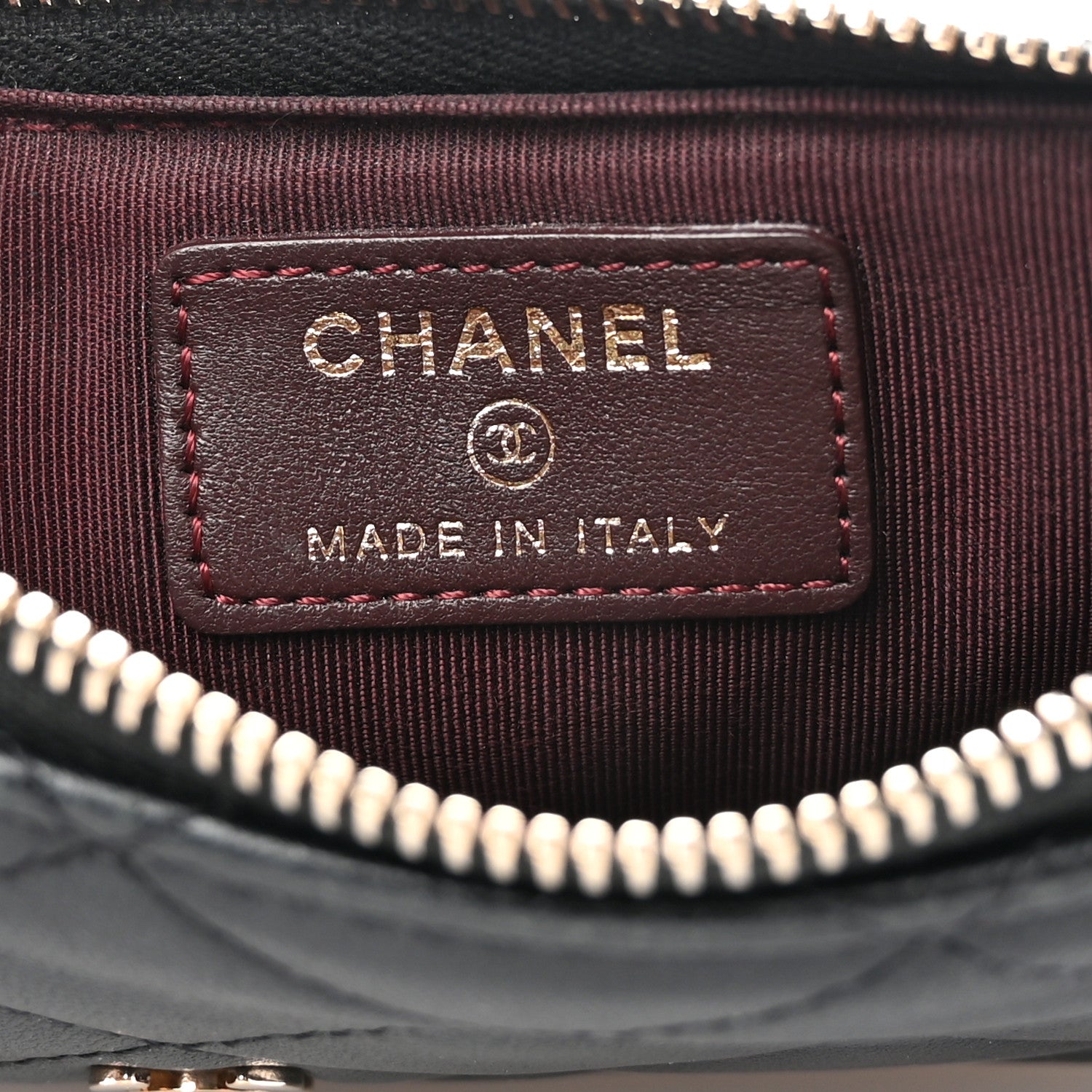 Chanel Lambskin Quilted Classic Flat Wallet Pouch Black 6 of 8