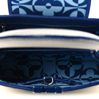Louis Vuitton Taurillon Capucines BB White Blue 5 of 11