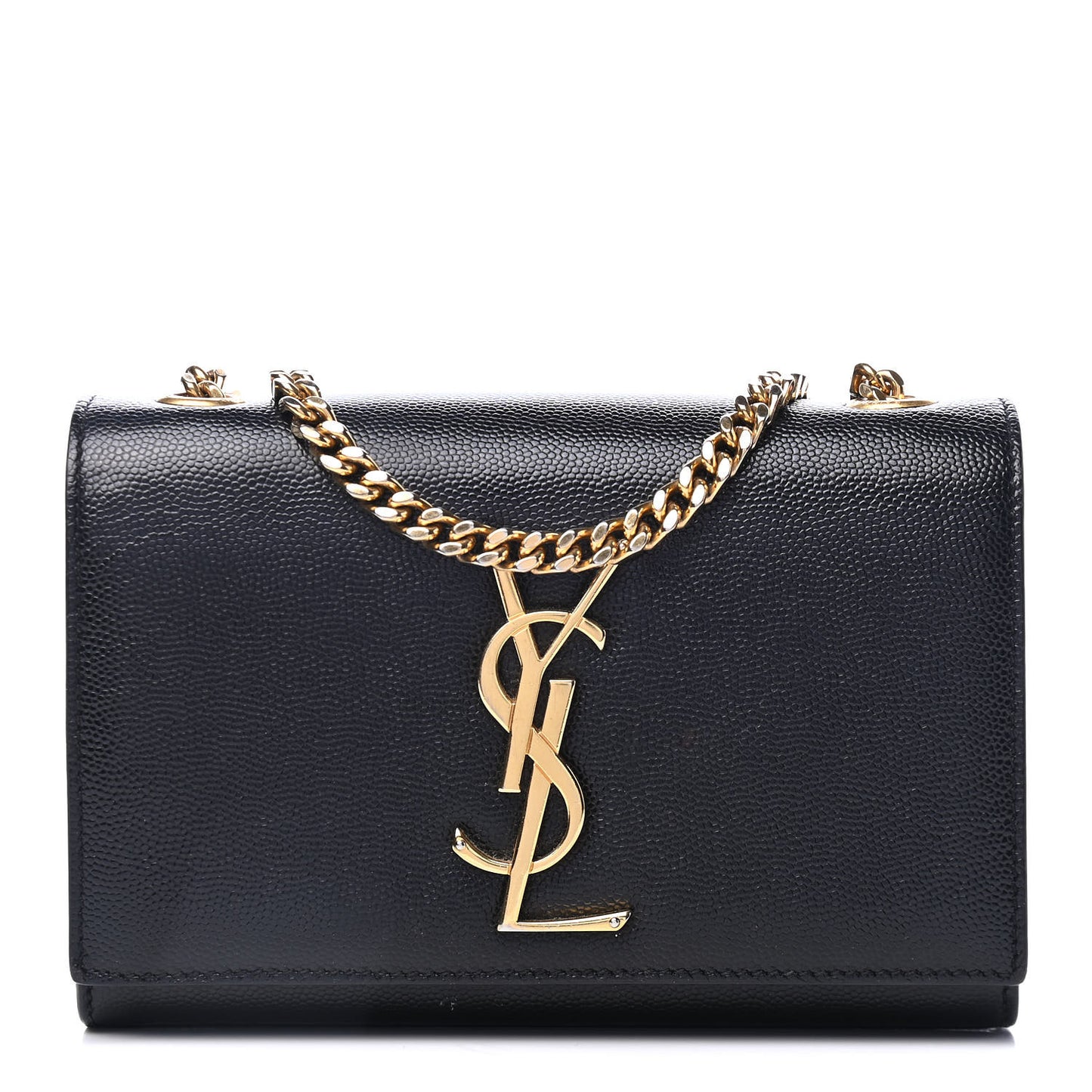 Grain De Poudre Small Monogram Kate Satchel Black