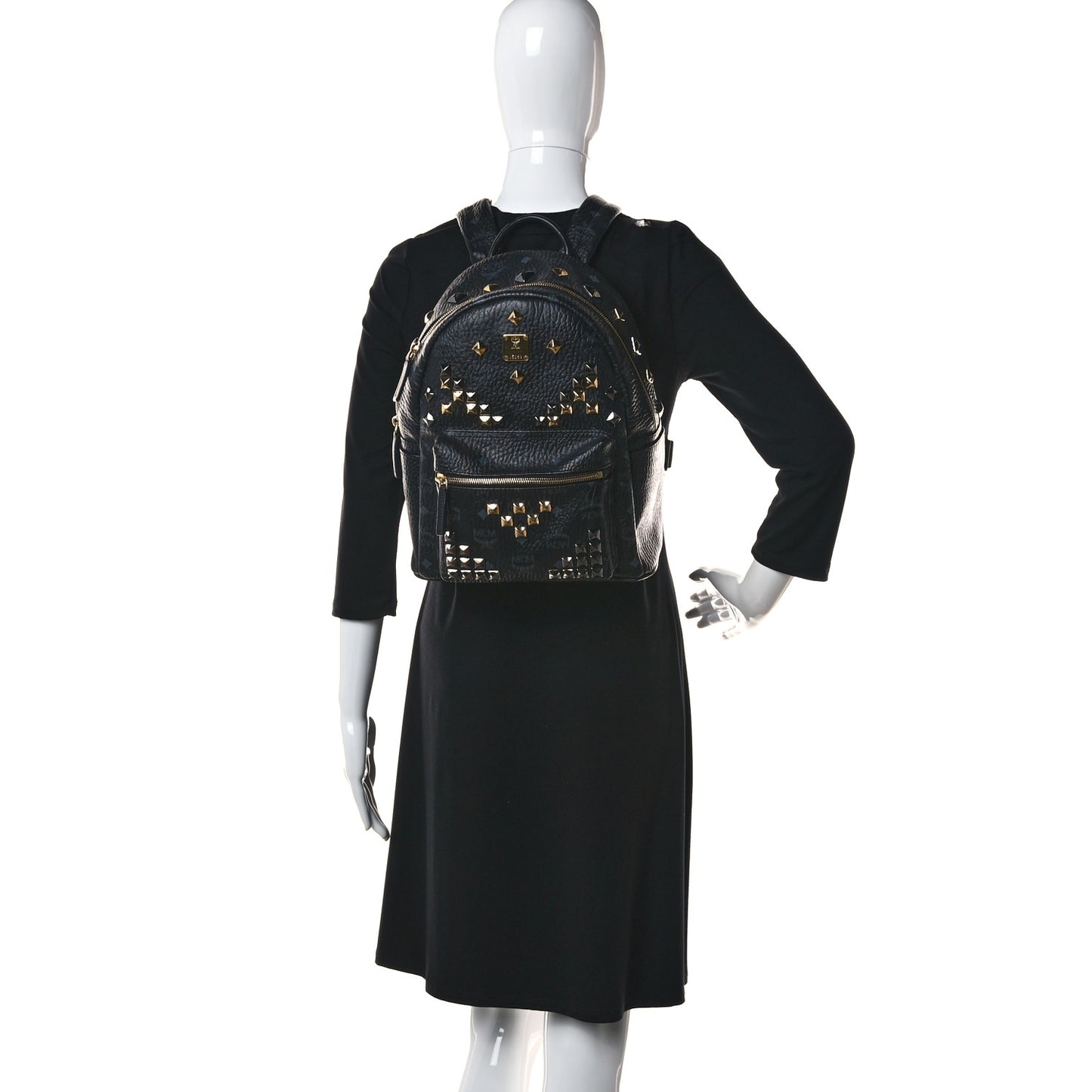 Visetos Studded Small Stark M Backpack Black