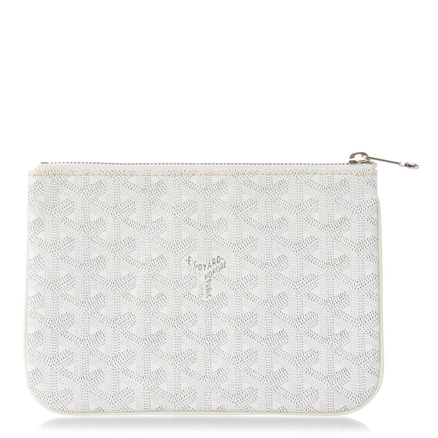Goyardine Senat Pochette PM White