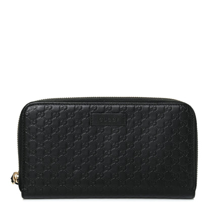 Gucci Microguccissima Zip Around Wallet Black 1 of 4