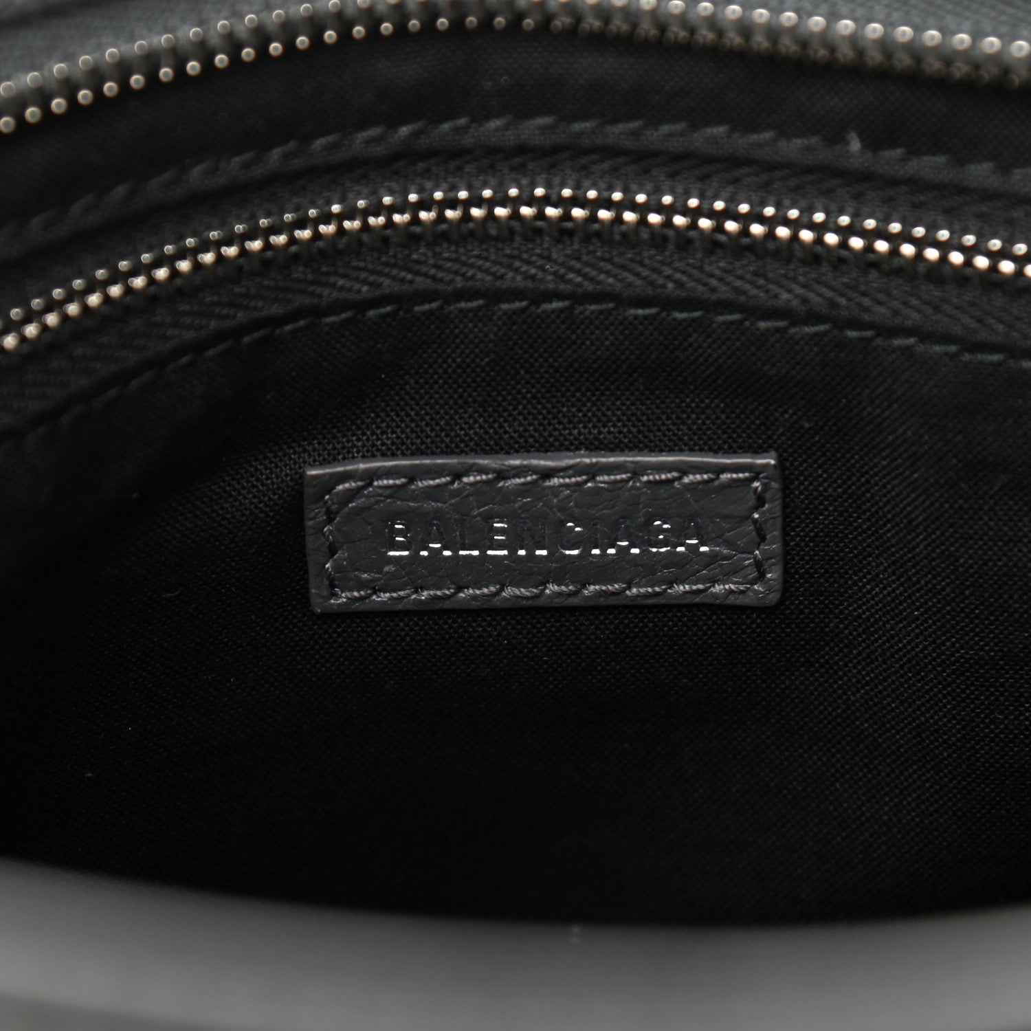 Balenciaga Agneau Classic Silver Hardware S City Logo Strap Gris Fossile White 6 of 10